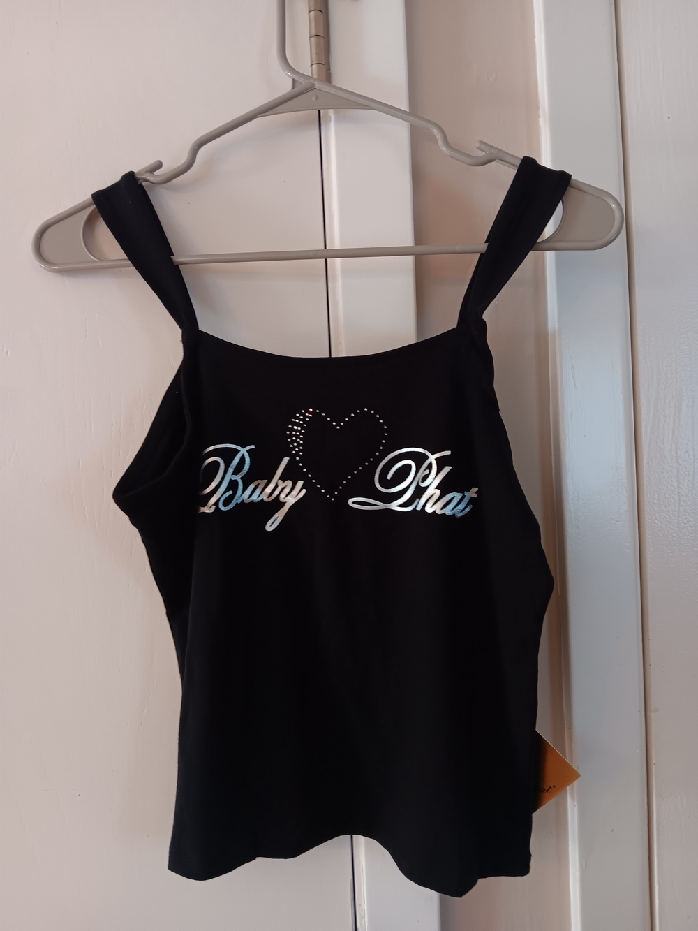 Baby Phat Black Logo Tank Top